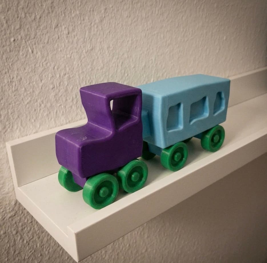 3D printed train