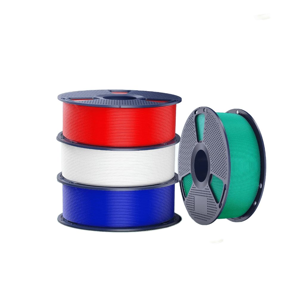 Multicolor PLA filament spools